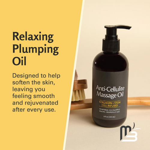 Anti Cellulite Massage Oil (With Collagen + Stem Cells)